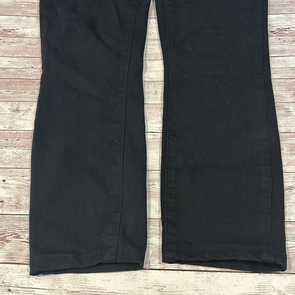 Paige Mid Rise Verdugo Crop Skinny Jeans in Black Overdye - Picture 6 of 14